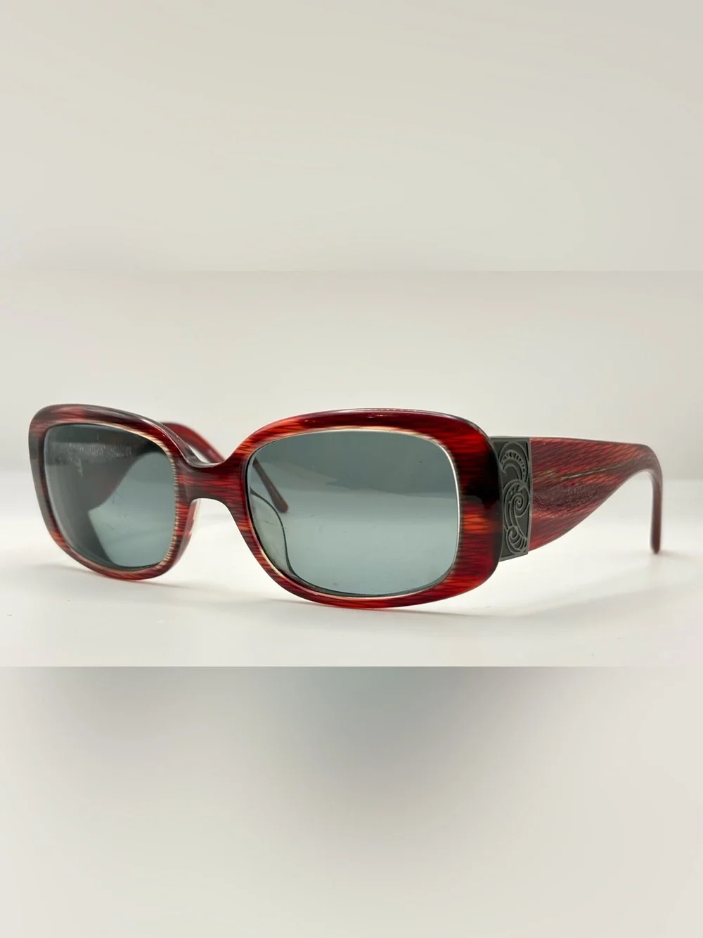 Elle EL18913 Burgundy Oval Sunglasses Frames Only